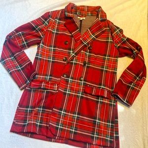 Maurices MEDIUM Plaid Blazer,
